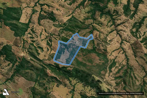 Imagem de satélite de FAZENDA RETIRO DA BOA VISTA - Parte 2 em Jaraguá - GO