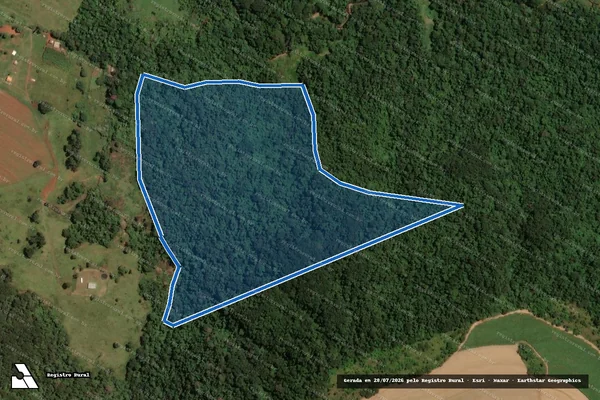 Imagem de satélite de Fazenda Campo Redondo - Fazenda Campo Redondo em Brotas - SP