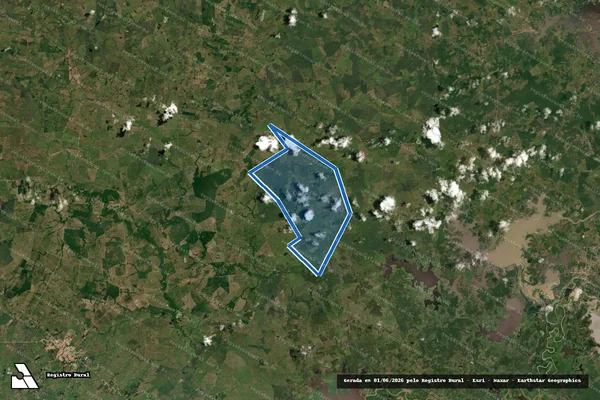 Imagem de satélite de FAZENDA ESTRELA DO AMANHA III em Monção - MA