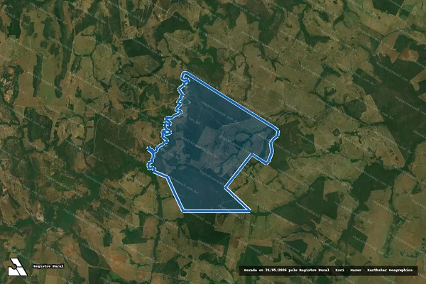 Imagem de satélite de Fazenda Rio Formoso em Bonito - MS