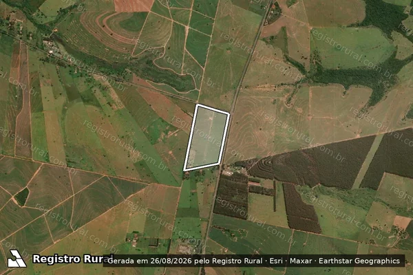 Imagem de satélite de FAZENDA ALDEIA II - Gleba C em Marabá Paulista - SP