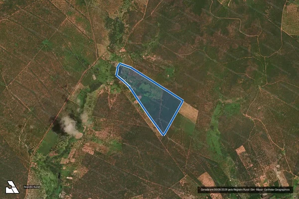 Imagem de satélite de FAZENDA ALVAÇÃO em Coração de Jesus - MG
