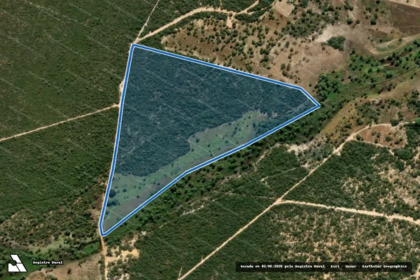 Imagem de satélite de Fazenda Cochá, Gibão e Flexeiras - Fazenda Santo Antonio 2 em Cônego Marinho - MG
