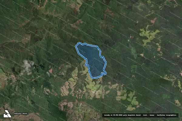 Imagem de satélite de TAQUARA MATRICULA-44.757 - Única em Campo Largo - PR