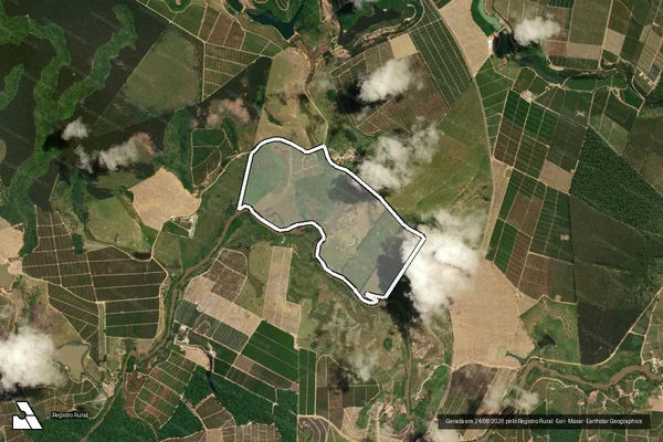Imagem de satélite de FAZENDA SANTO ANTONIO - Parte 1 em Vila Valério - ES