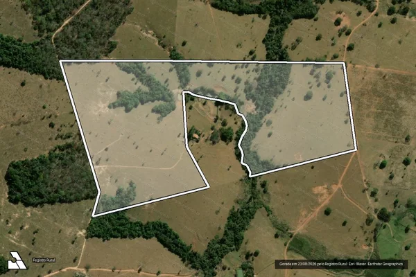 Imagem de satélite de FAZENDA SÃO SEBASTIÃO - Parte 1 em Turvânia - GO