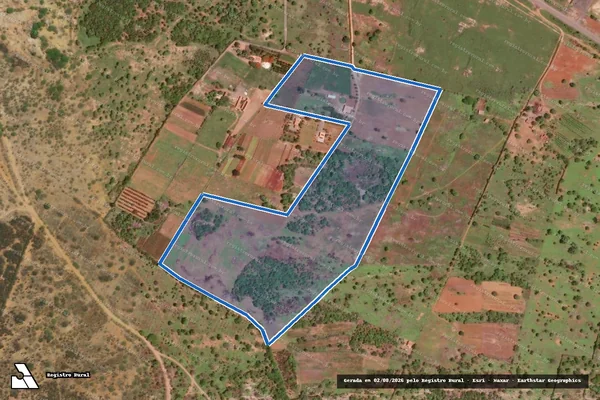 Imagem de satélite de Fazenda Nali Pereira  - Parcela 1 em Irecê - BA