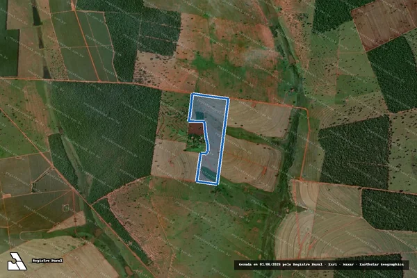 Imagem de satélite de Fazenda Bom Sucesso - Parte 1 em Carneirinho - MG