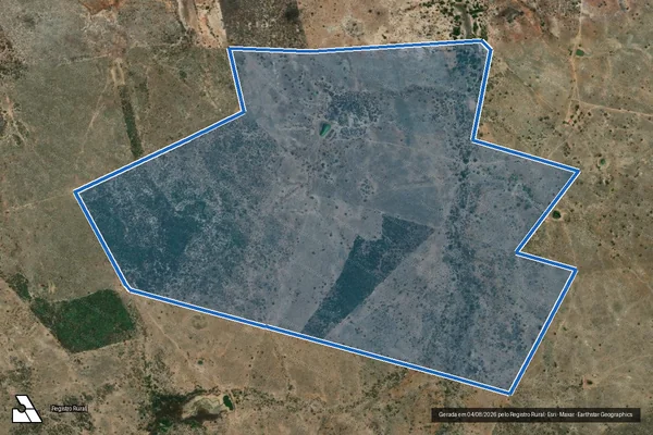 Imagem de satélite de FAZENDA BOM SUCESSO - Fazenda Bom Sucesso em Santaluz - BA