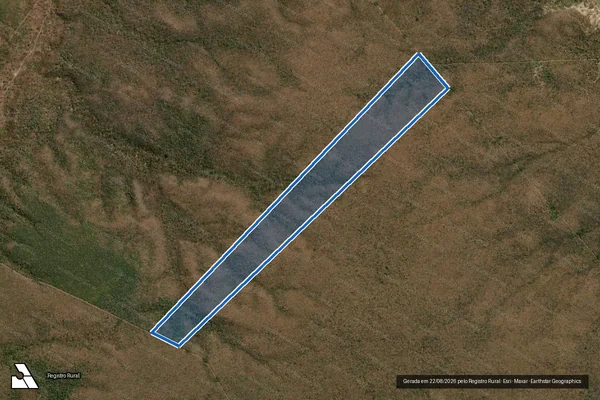 Imagem de satélite de FAZENDA MONTE ALEGRE - Parte 14 em Santa Rita de Cássia - BA