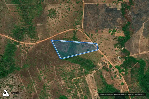 Imagem de satélite de GLEBA PAU CAÍDO-DATA LAGOA PRETA - Parte 2 em Carolina - MA