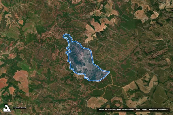 Imagem de satélite de Fazenda Lagiadinho - FAZENDA LAGIADINHO em Alto Garças - MT