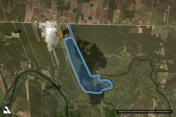Imagem de satélite de Fazenda Extrema - Gleba A em Santa Rita de Cássia - BA
