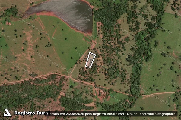 Imagem de satélite de PA DONA HILDA - CASCALHEIRA em Montividiu do Norte - GO