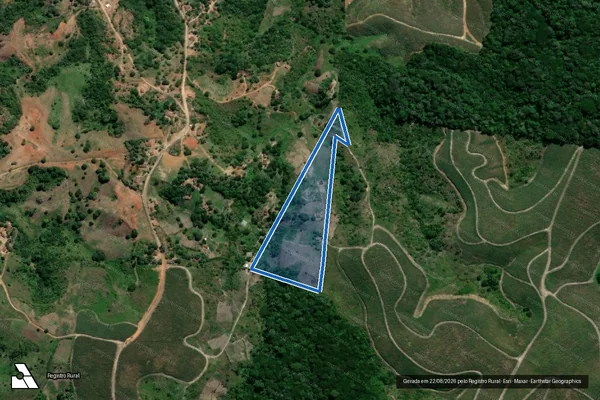 Imagem de satélite de Engenho Araújo - Área Desmembrada em São Lourenço da Mata - PE