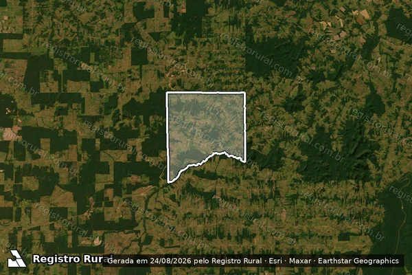 Imagem de satélite de PA União - Perímetro - Parte 1 em Machadinho D'Oeste - RO