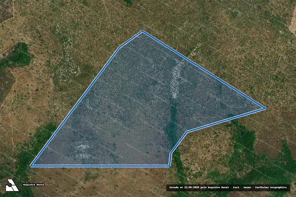 Imagem de satélite de Fazenda Apinaje - Única em Darcinópolis - TO