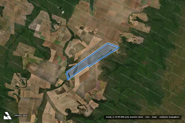 Imagem de satélite de Fazenda Aguas de Março' em Sapezal - MT