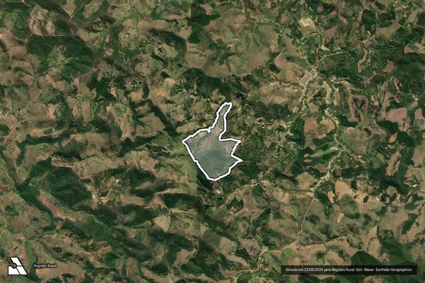 Imagem de satélite de Fazenda São Jorge - Parte 1 em Brejetuba - ES