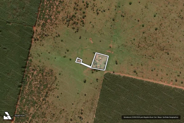 Imagem de satélite de FAZENDA NOSSA SENHORA DE APARECIDA - PARCELA 46 em Três Lagoas - MS