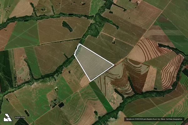 Imagem de satélite de Lote Rural nº. 185, 185-A, 186 e 186-A, da Gleba nº. 01 Colônia ?C? Serra Maracajú - Parcela 1 em Terra Roxa - PR