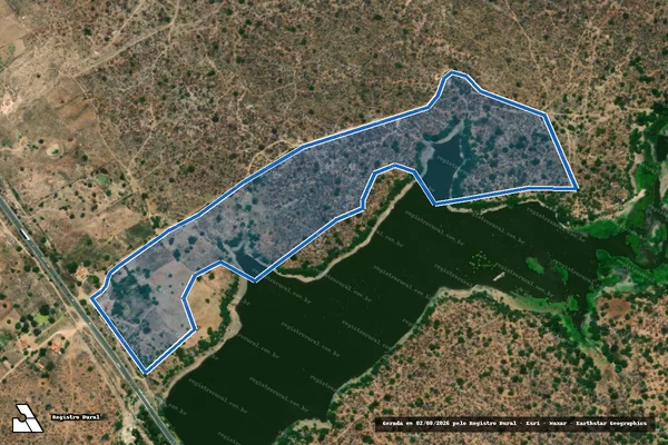 Imagem de satélite de PA RIACHO SECO ? LOTE 51 - Lote 51 em Sertânia - PE
