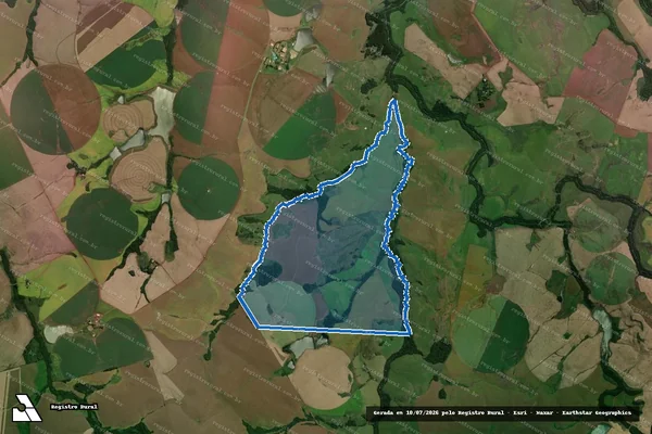 Imagem de satélite de Agropecuária Guajuvira Gleba A - Agropecuária Guajuvira Gleba A em São Miguel das Missões - RS