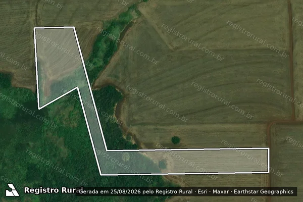 Imagem de satélite de Sitio São José ? Área II - Parte 1 em Itambaracá - PR