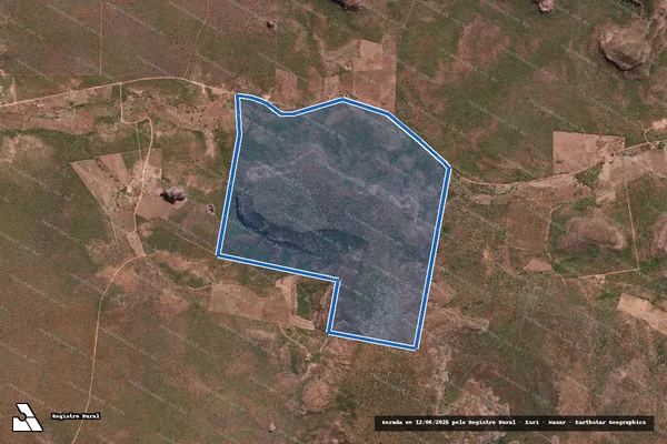 Imagem de satélite de Lote nº 18 da Gleba s/n do PIC de Gurguéia - Parte 1 em Colônia do Gurguéia - PI