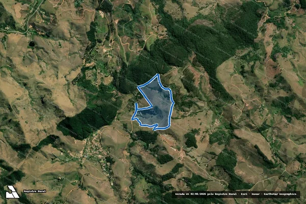 Imagem de satélite de Fazenda São Fidelix e São José - 01 em Coronel Pacheco - MG
