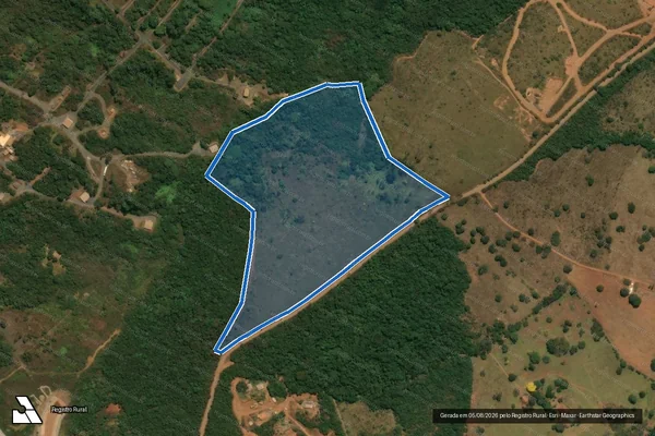Imagem de satélite de SITIO FABRICA - Parte 1 em Itatiaiuçu - MG