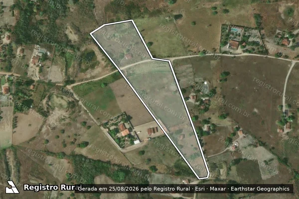 Imagem de satélite de SÍTIO LAGOA DO BARRO - Parte 1 em Lagoa Seca - PB