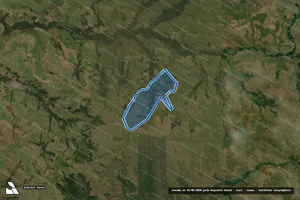 Imagem de satélite de Estância Mainumby - Gleba 1 - 06-Sede Fernando em Rosário do Sul - RS