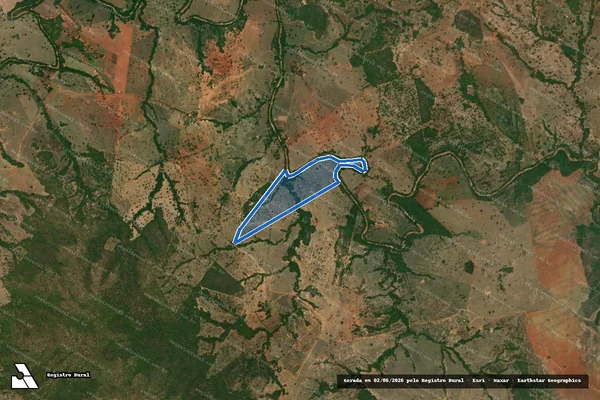 Imagem de satélite de FAZENDA BEBEDOURO OU DOS AMERICANOS - 001 em Diorama - GO