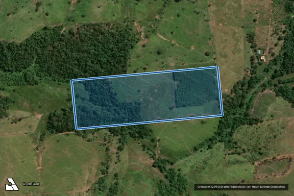 Imagem de satélite de Fazenda Monte Azul - Matrícula 24.631 em Parapuã - SP