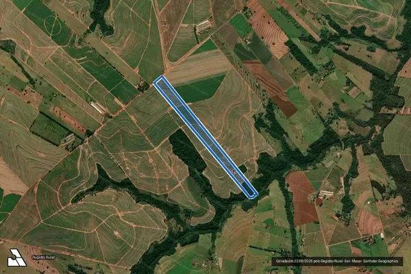 Imagem de satélite de FAZENDA GUANABARA III - LOTE Nº 79 em Rondon - PR