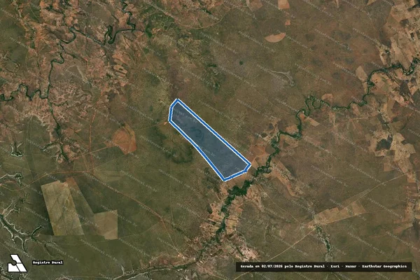 Imagem de satélite de Fazenda São Gonçalo - Parte 01 em Montalvânia - MG