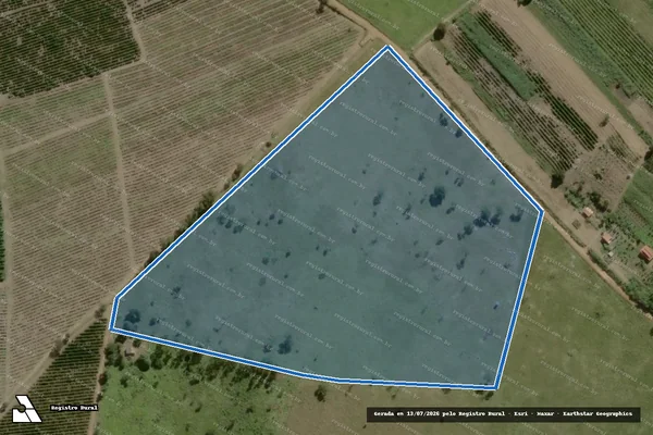 Imagem de satélite de Fazenda Arizona - Gleba 01 em Ribeirão do Largo - BA