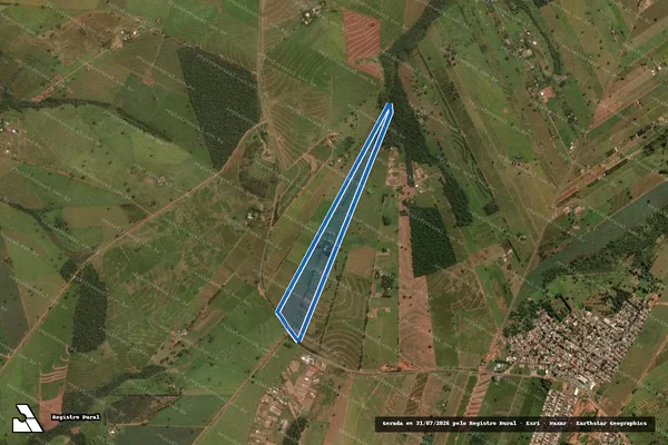 Imagem de satélite de Estância MJ - Lote n° 31/J em Umuarama - PR