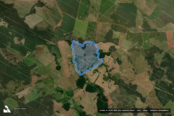 Imagem de satélite de Fazenda Torres ? Quinhão N. 68 - Parte 1 em Reserva do Iguaçu - PR