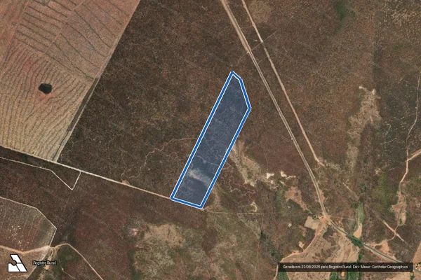 Imagem de satélite de Chapada dos Tingues - Parte 14 em Cristino Castro - PI