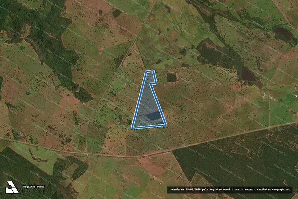 Imagem de satélite de FAZENDA ÁGUA DOCE II - Parcela 1 em Figueirão - MS
