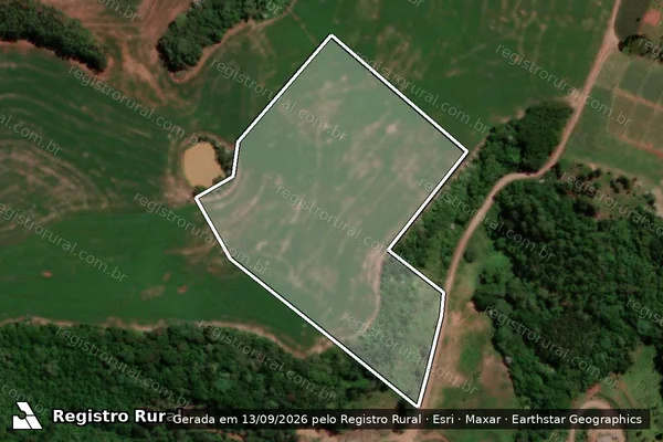 Imagem de satélite de LOTE RURAL N°21 DA GLEBA N°17-FB e 120 DA GLEBA N°31-DV - PARTE III em Dois Vizinhos - PR
