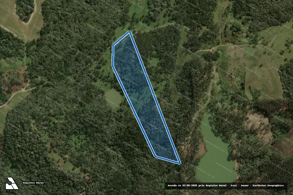 Imagem de satélite de Fazenda Recanto Serrano_VII - Parte 1 em Palmeira - SC