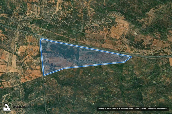 Imagem de satélite de Fazenda Santa Rita - Parte 2 em Santa Cruz - RN