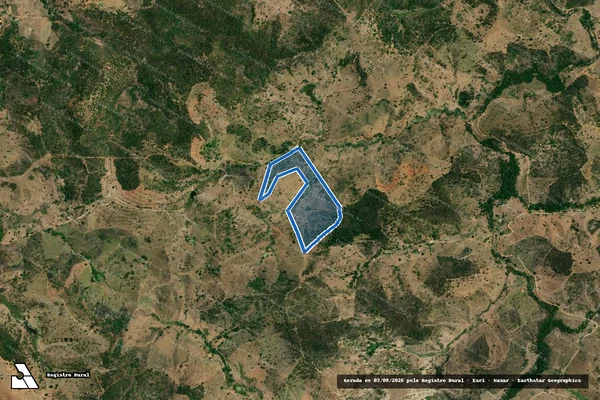 Imagem de satélite de Fazenda Córrego Barreiros - Parcela II em Ataléia - MG