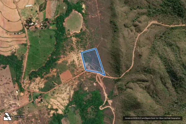 Imagem de satélite de P.A. SÃO PEDRO DO CIPÓ ? LOTE 83 ? ESCOLA 2 - Parte 1 em Unaí - MG