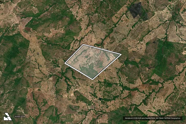 Imagem de satélite de FAZENDA PEDRA PRETA - Parte 1 em Crixás - GO