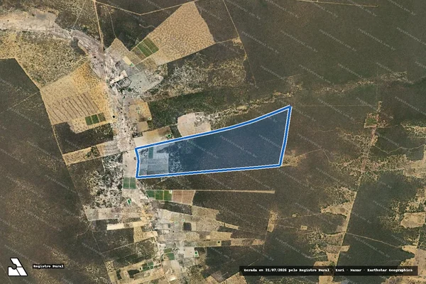 Imagem de satélite de FAZENDA CRISTAL - Parte 1 em Bonito - BA