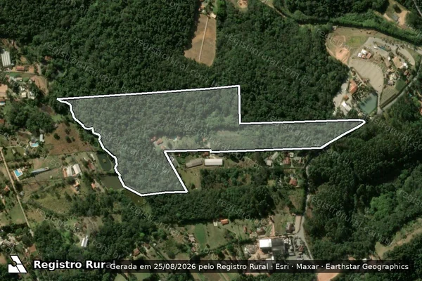 Imagem de satélite de SÍTIO ALÉM DO HORIZONTE - Parte 1 em São Roque - SP